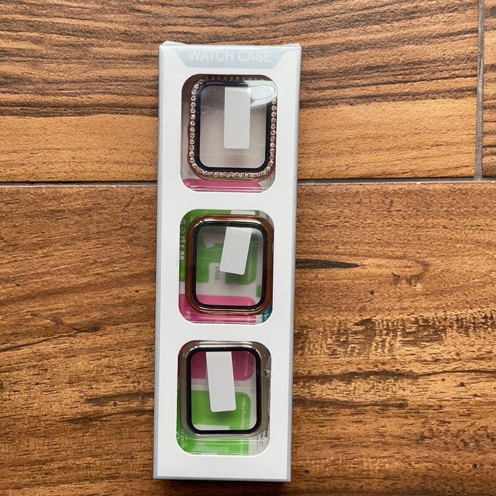 Avidda | 3-pack iWatch Case | Tempered Glass | Ultra Thin | 40mm Series 6/5/4/SE